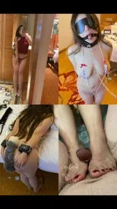项圈+丝袜 主人好好享用我吧
